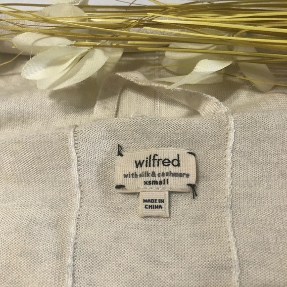 ARITZIA WILFRED Flaubert Silk & Cashmere Sweater - Picture 8 of 8